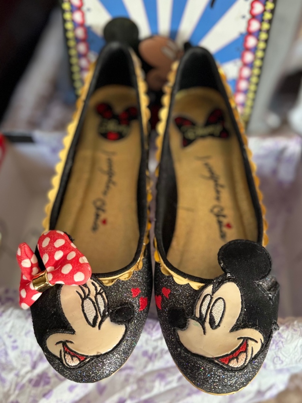 Irregular Choice Disney Mickey & Minnie Flats